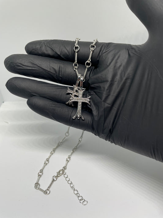 Iced Cross Necklace